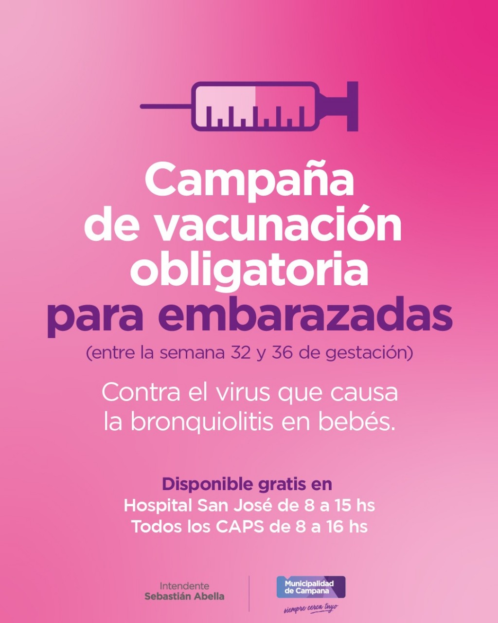 VACUNACIÓN PARA EMBARAZADAS