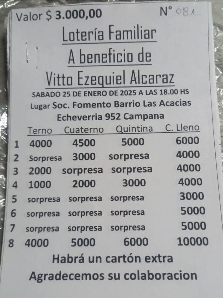 A BENEFICIO DE VITTO