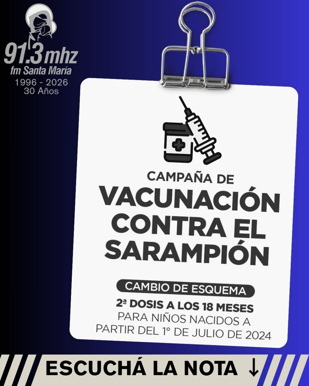 VACUNACIÓN CONTRA EL SARAMPIÓN