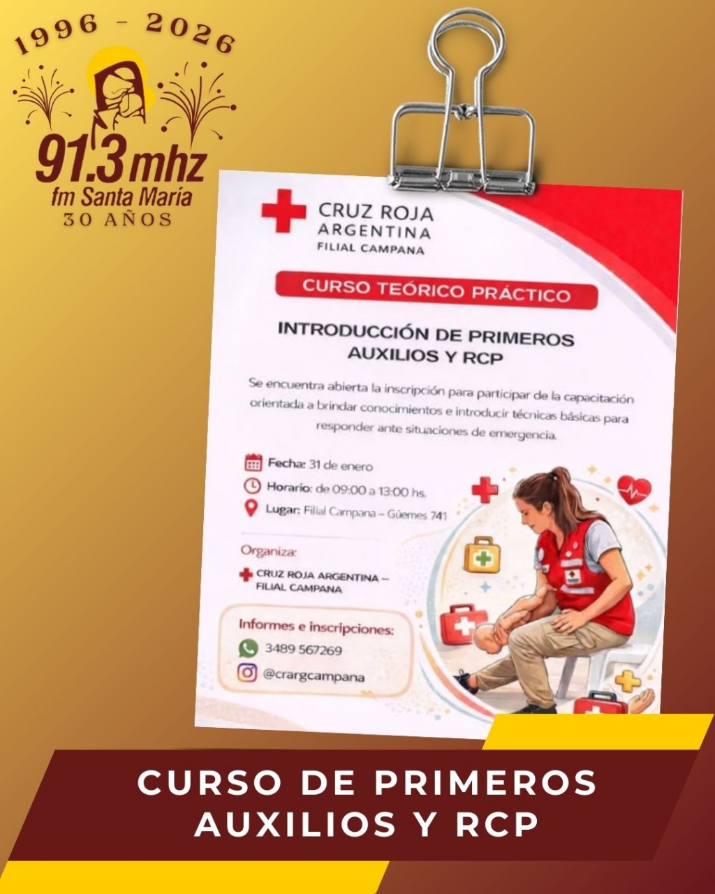 CAPACITACIÓN DE LA CRUZ ROJA