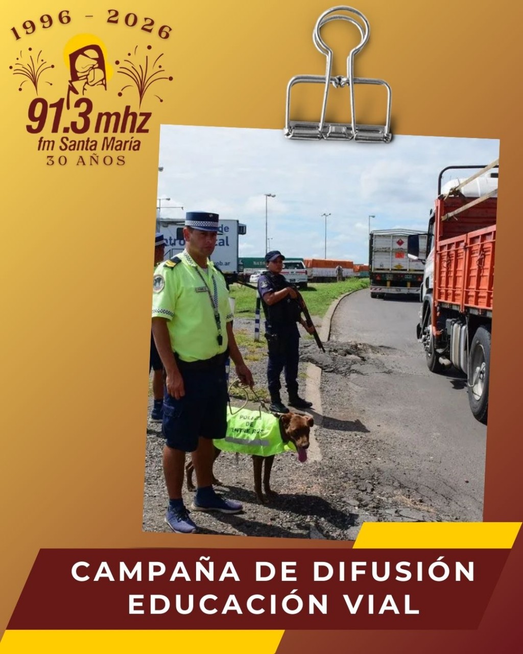 CAMPAÑA DE DIFUSIÓN Y PREVENCIÓN VIAL