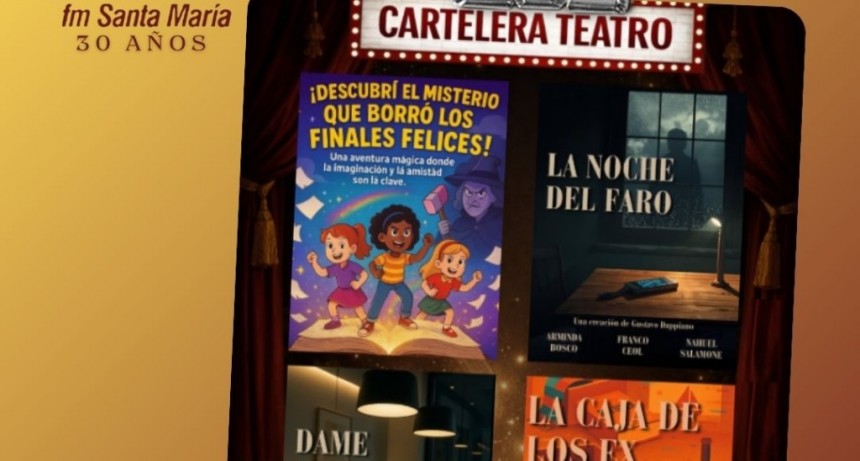 CARTELERA DE TEATRO EN EL CINE CAMPANA