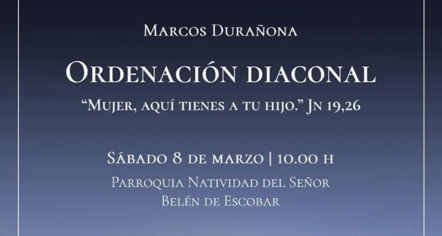 ORDENACIÓN DIACONAL