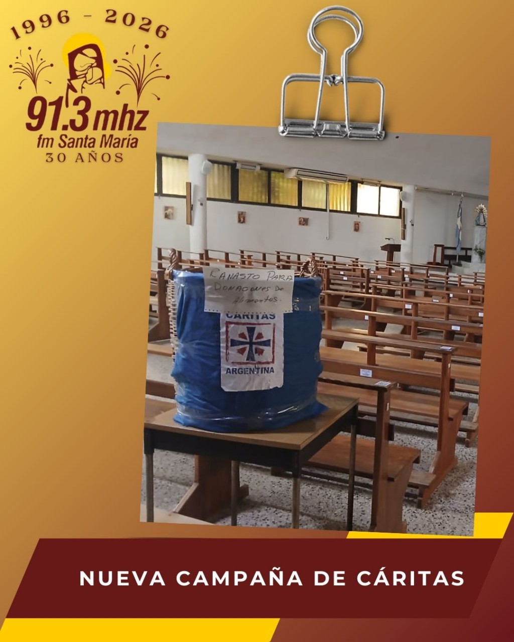 CAMPAÑA DE CÁRITAS PARROQUIAL