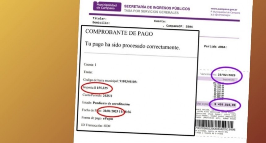 AUMENTOS EN LAS TASAS MUNICIPALES