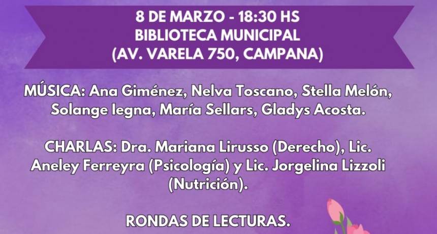 JORNADA POR EL DÍA INTERNACIONAL DE LA MUJER