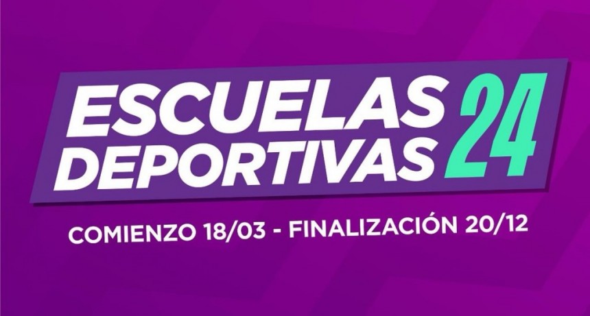 COMENZARON LAS ESCUELAS DEPORTIVAS MUNICIPALES