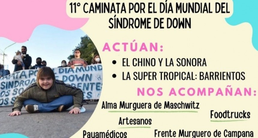 CAMINATA POR EL DÍA MUNDIAL DE LAS PERSONAS CON SÍNDROME DE DOWN