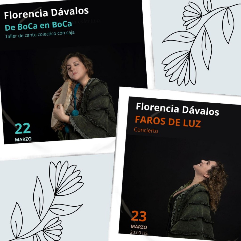 FLORENCIA DÁVALOS EN EL TEATRO LA ROSA