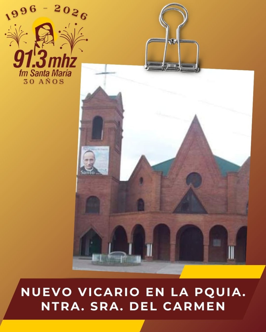 NUEVO VICARIO PARROQUIAL