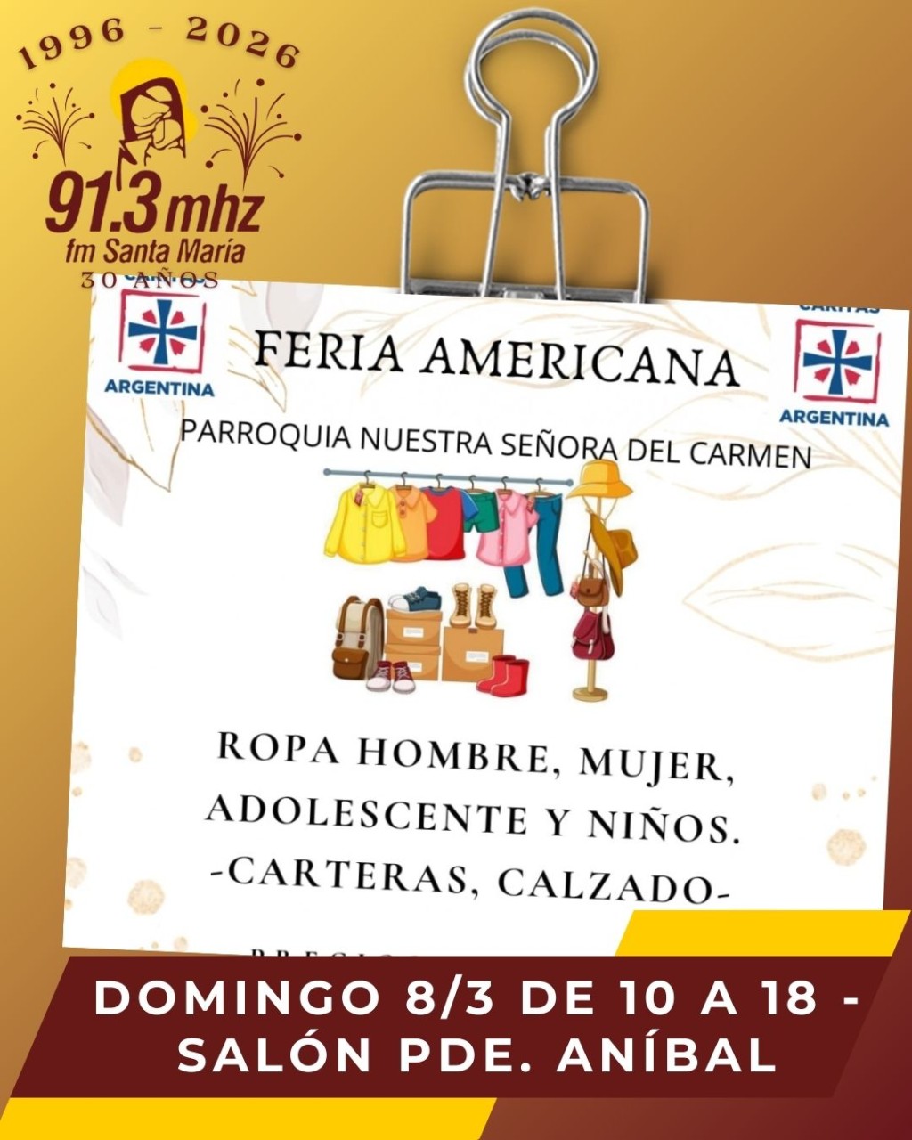 FERIA CIRCULAR DE C&Aacute;RITAS