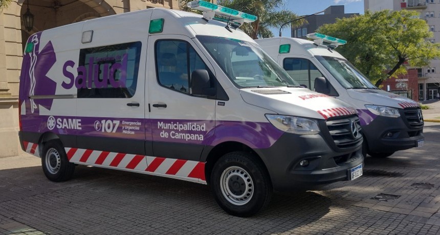NUEVAS AMBULANCIAS PARA EL SAME