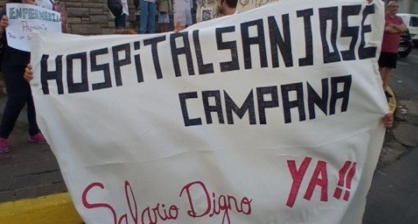 RECLAMO DE LOS PROFESIONALES DE LA SALUD DEL HOSPITAL