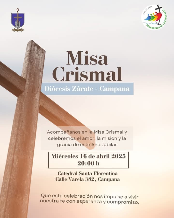 MIÉRCOLES SANTO: MISA CRISMAL