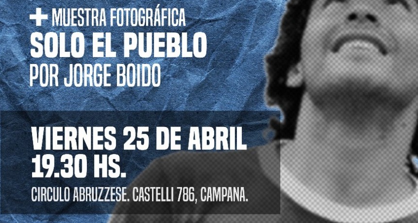 MUESTRA FOTOGRÁFICA SOBRE MARADONA