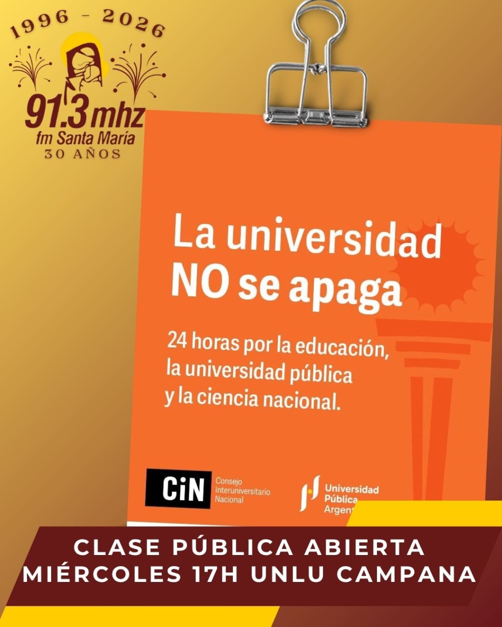 LA UNIVERSIDAD NO SE APAGA