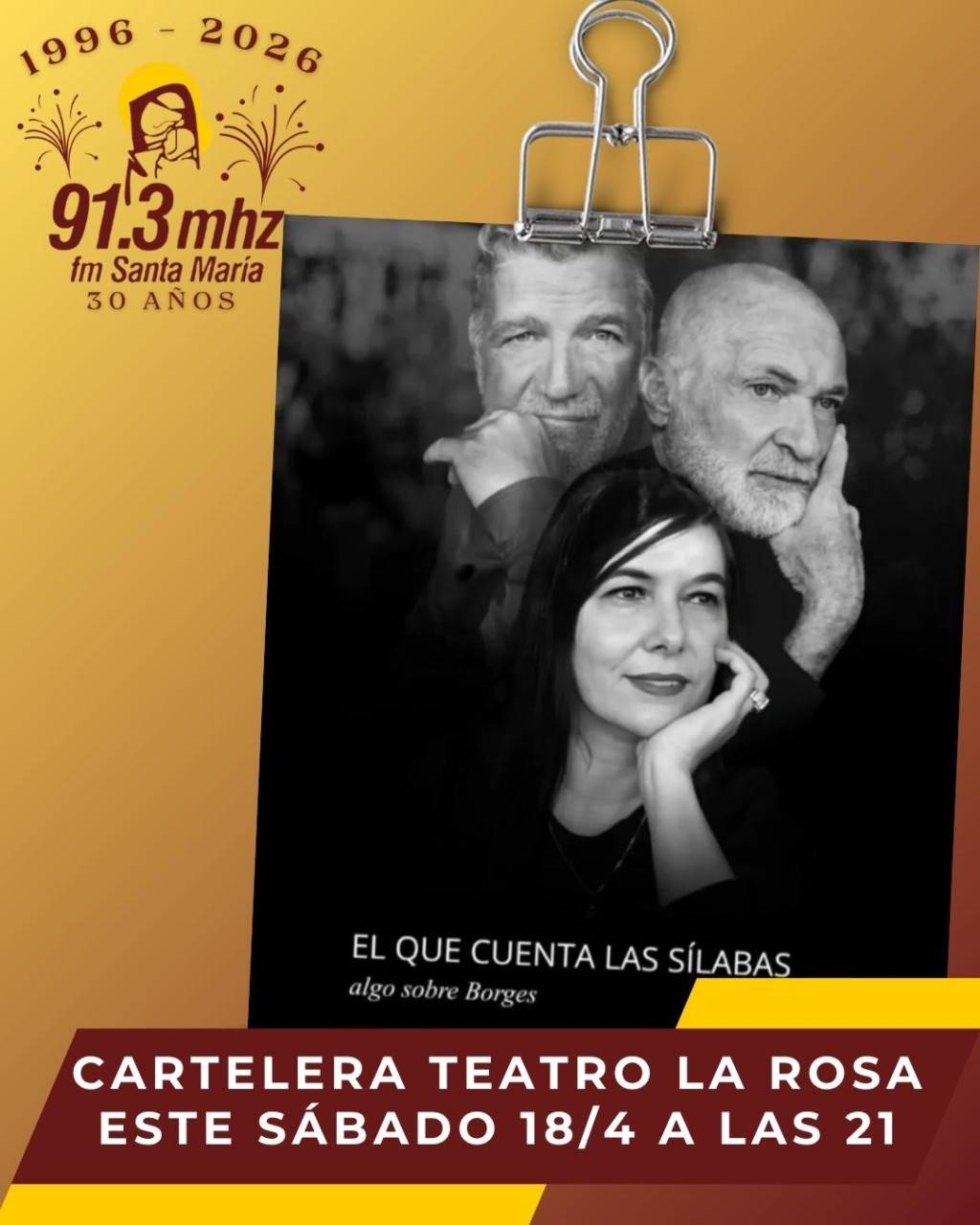 POEMAS DE BORGES EN EL TEATRO
