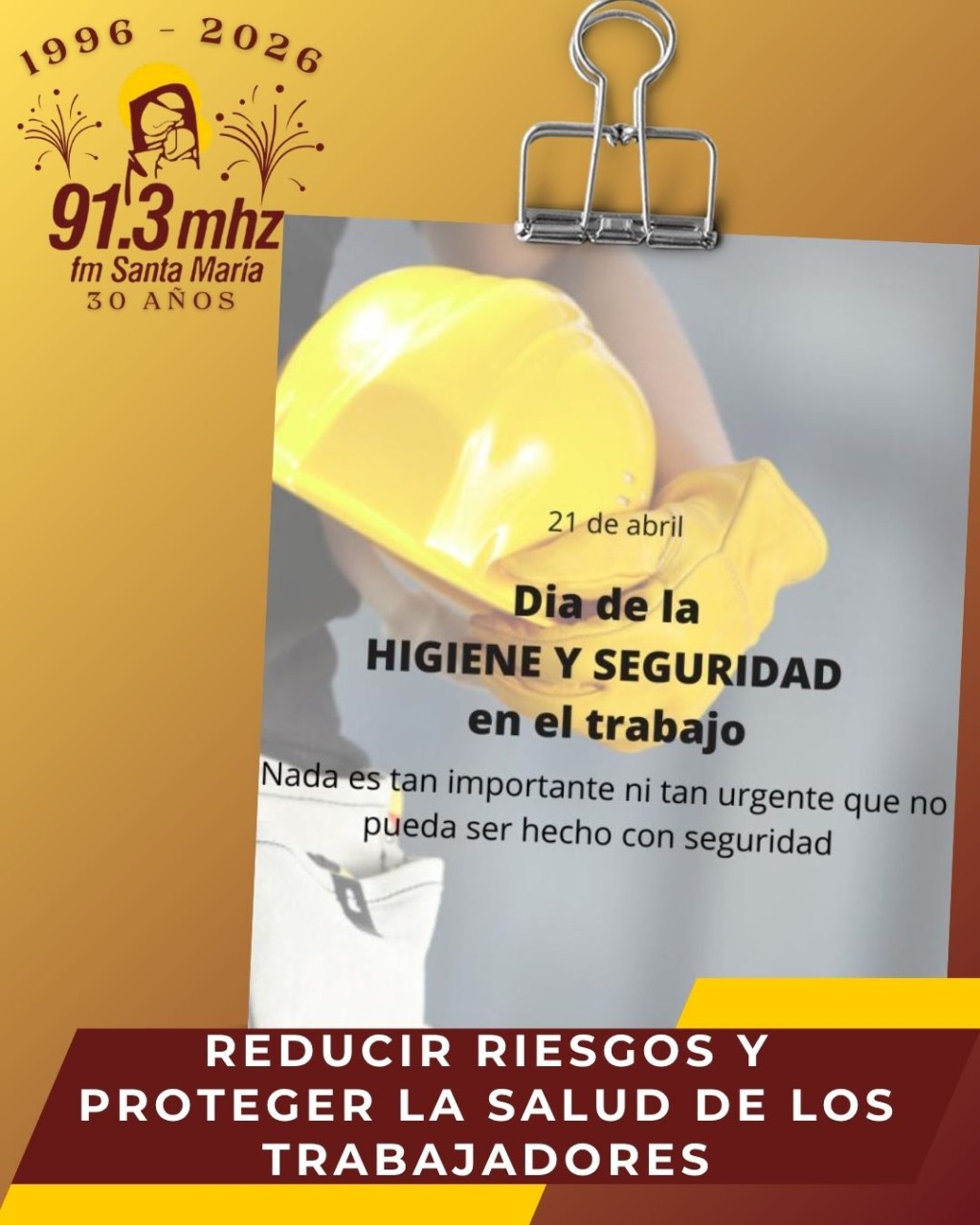 D&Iacute;A NACIONAL DE LA HIGIENE Y SEGURIDAD EN EL TRABAJO