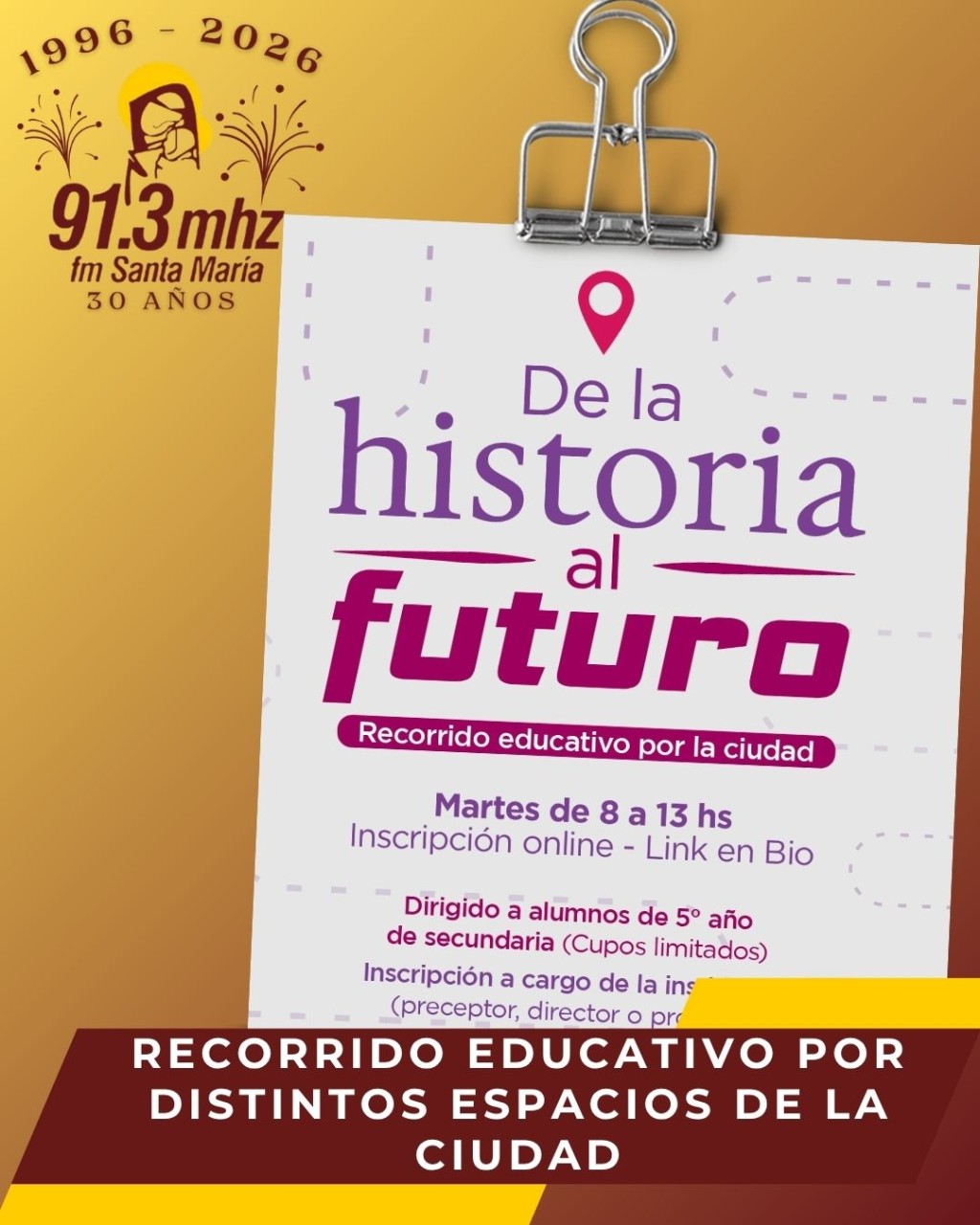 DE LA HISTORIA AL FUTURO