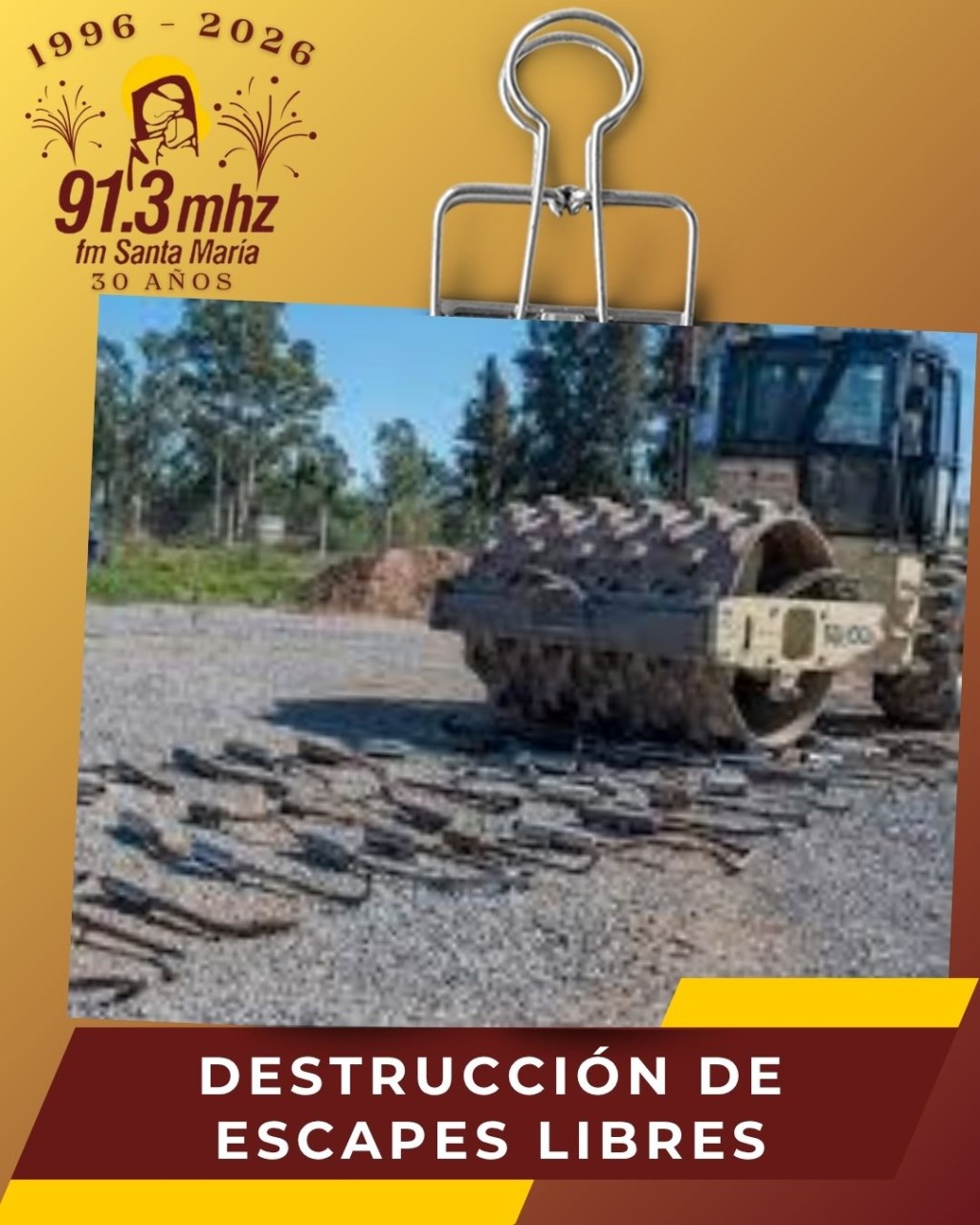 DESTRUCCI&Oacute;N DE ESCAPES LIBRES