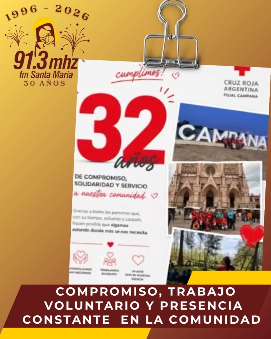 ANIVERSARIO DE LA CRUZ ROJA CAMPANA