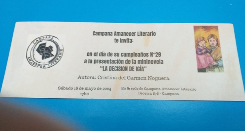 ANIVERSARIO LITERARIO