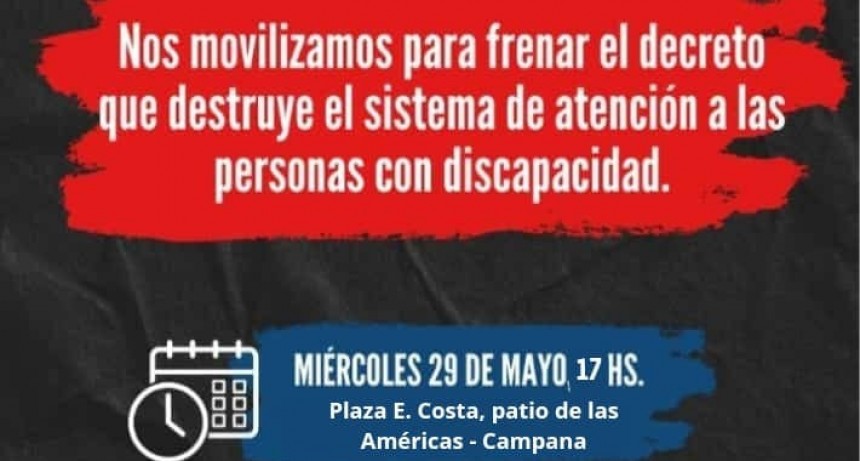 MOVILIZACIÓN POR LAS PRESTACIONES PARA PERSONAS CON DISCAPACIDAD