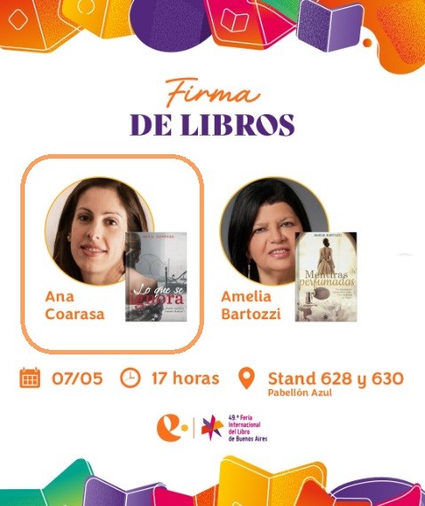 FIRMA DE EJEMPLARES EN LA FERIA DEL LIBRO