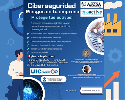 CHARLA SOBRE CIBERSEGURIDAD