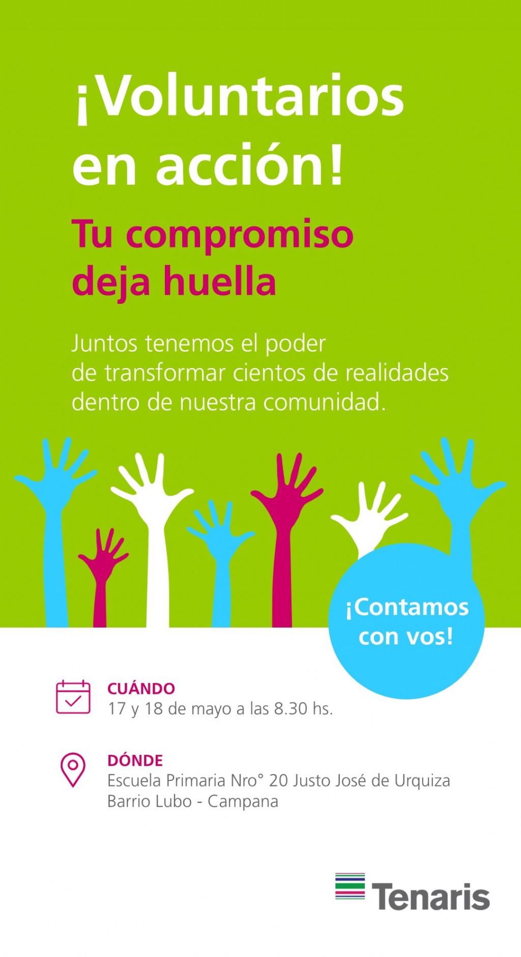 VOLUNTARIADO EN LA ESCUELA 20