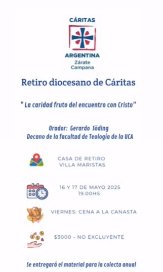 RETIRO DIOCESANO DE CÁRITAS.
