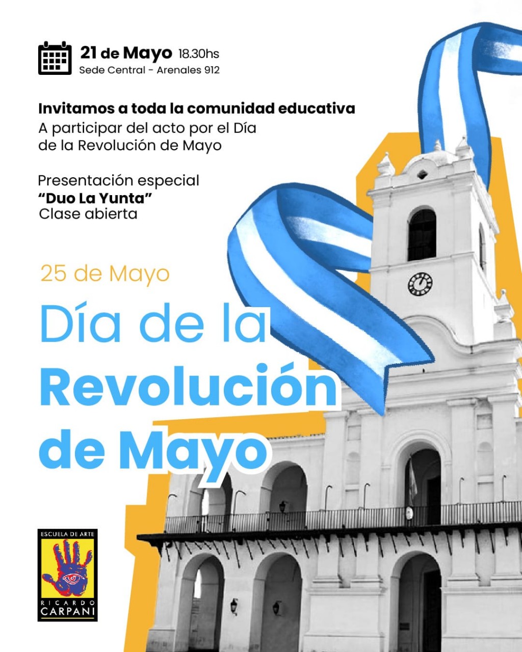 REVOLUCIÓN DE MAYO EN LA ESCUELA DE ARTE