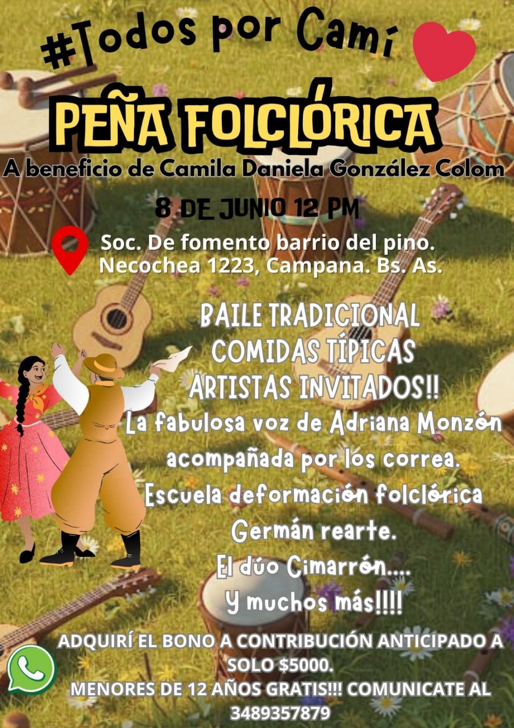 PEÑA A BENEFICIO