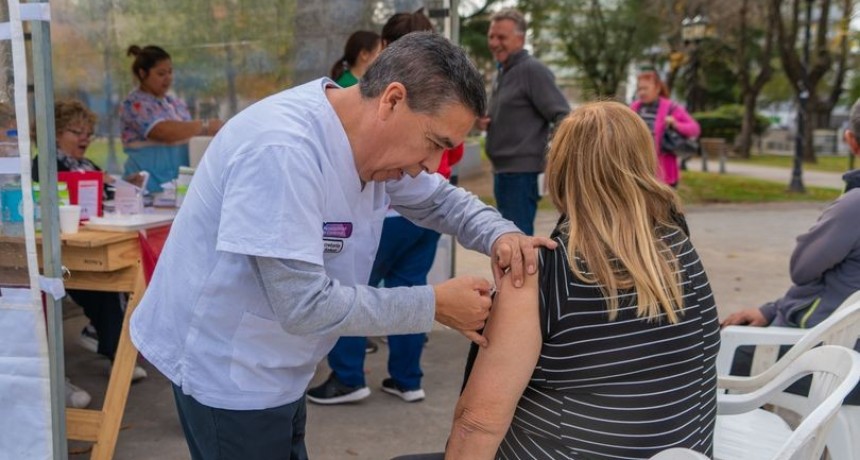 VACUNACIÓN EN LA PLAZA ESPAÑA