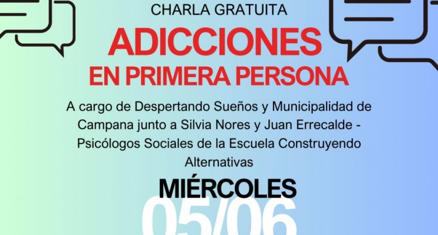 CHARLA SOBRE ADICCIONES