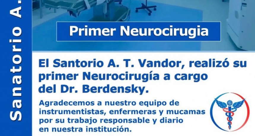 PRIMERA NEUROCIRUGÍA