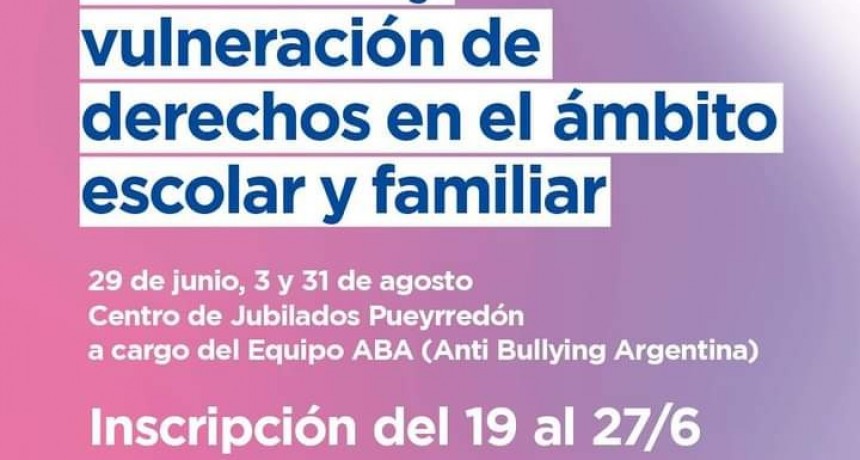 JORNADAS SOBRE VIOLENCIA ESCOLAR Y FAMILIAR