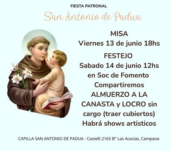 FIESTA PATRONAL DE SAN ANTONIO DE PADUA