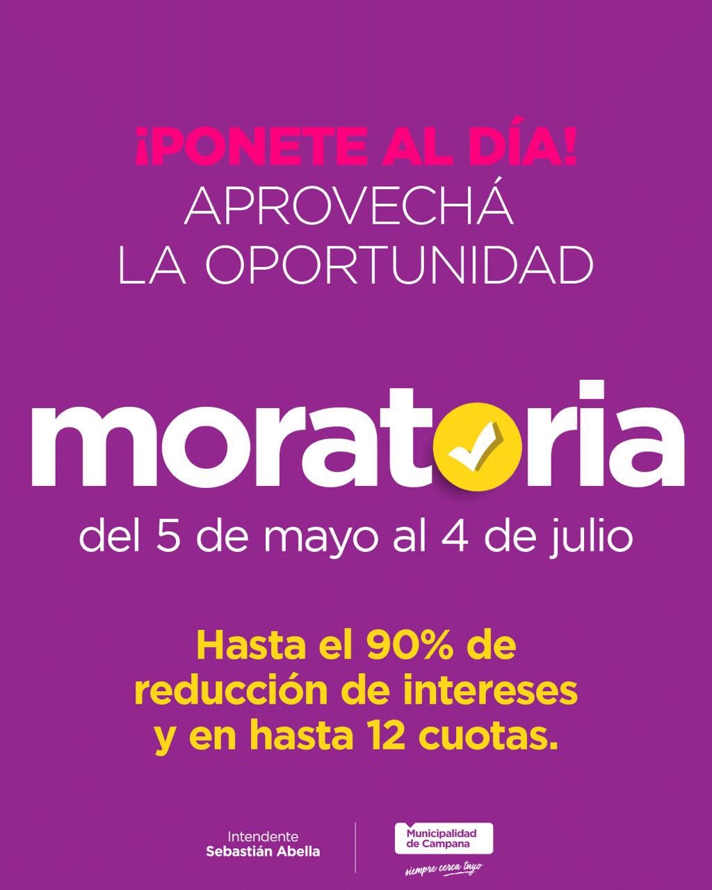 MORATORIA MUNICIPAL