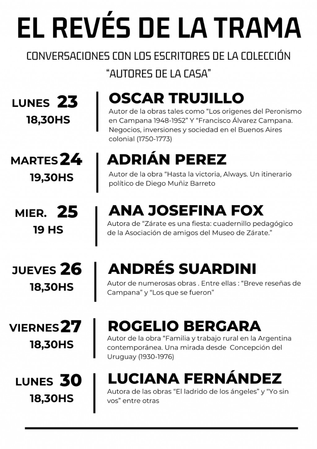 INSTITUTO 15: AUTORES DE LA CASA