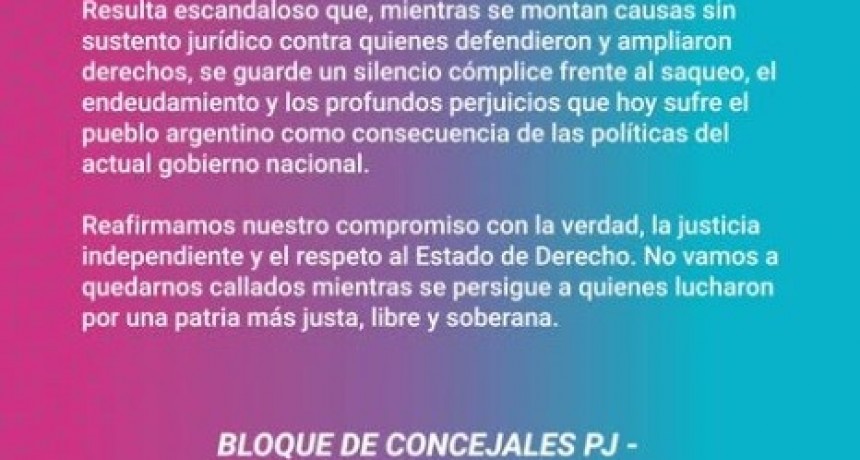REPERCUSIONES POR LA CONDENA A CRISTINA KIRCHNER