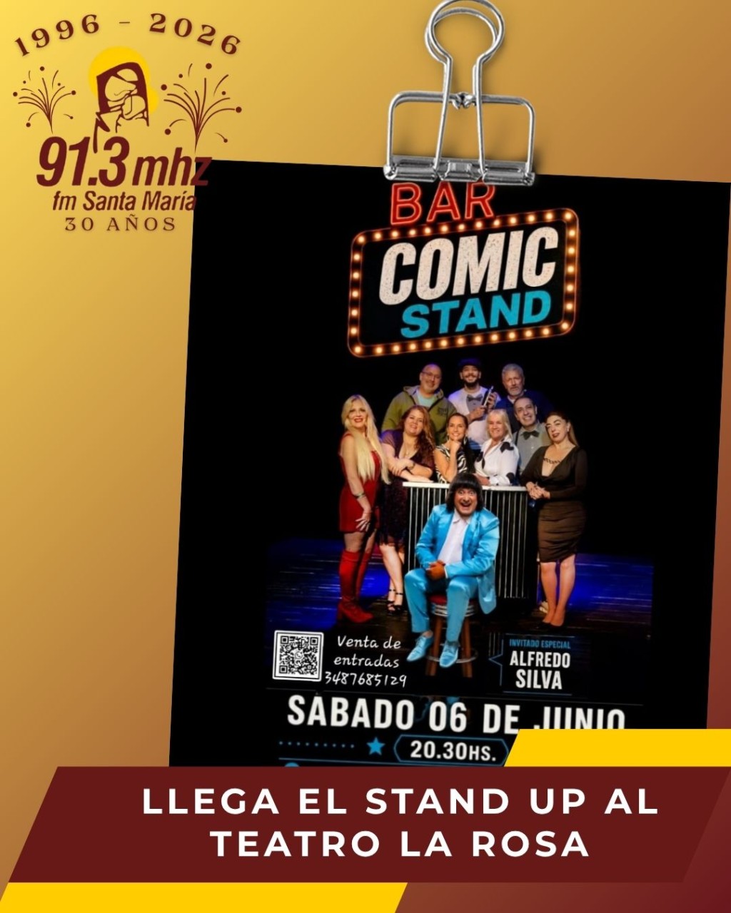 TEATRO DE STAND UP EN LA ROSA