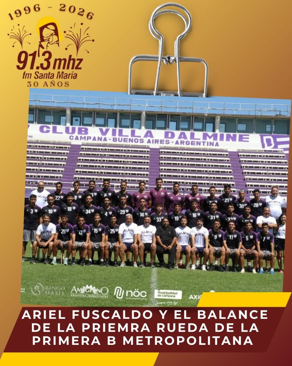 VILLA D&Aacute;LMINE: BALANCE PRIMERA RUEDA
