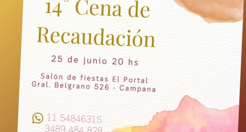 CENA DE RECAUDACI&Oacute;N PARA EL HOGAR DEL NI&Ntilde;O