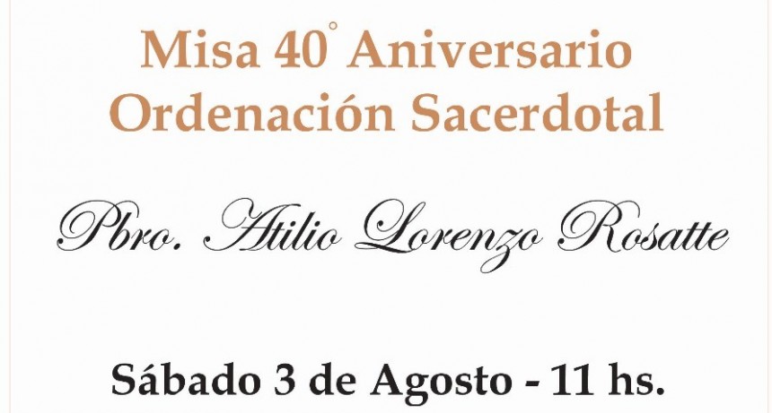 40° ANIVERSARIO