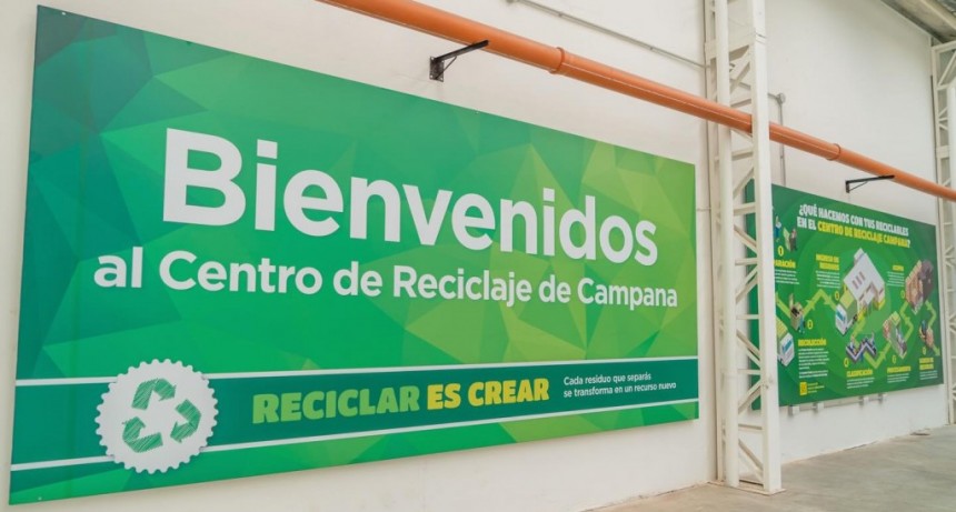 INAUGURARON EL CENTRO MUNICIPAL DE RECICLAJE