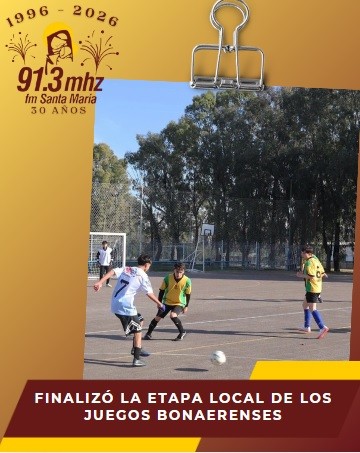 FINALIZ&Oacute; LA ETAPA LOCAL DE LOS JUEGOS BONAERENSES