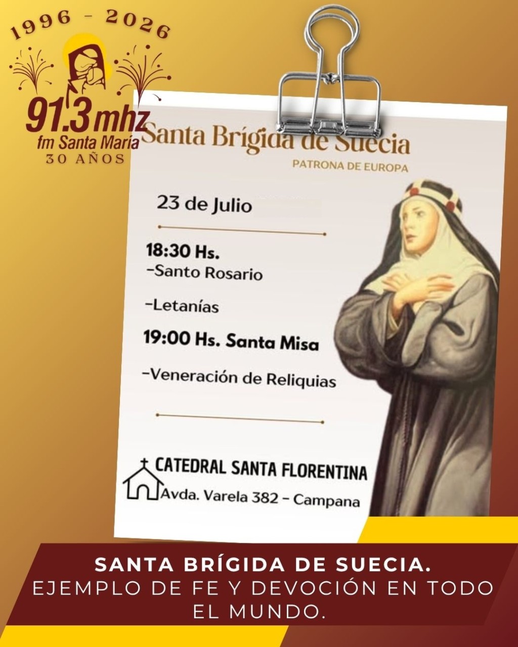 SANTA BR&Iacute;GIDA DE SUECIA