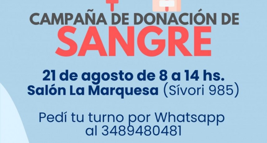 CAMPAÑA DE DONACIÓN DE SANGRE