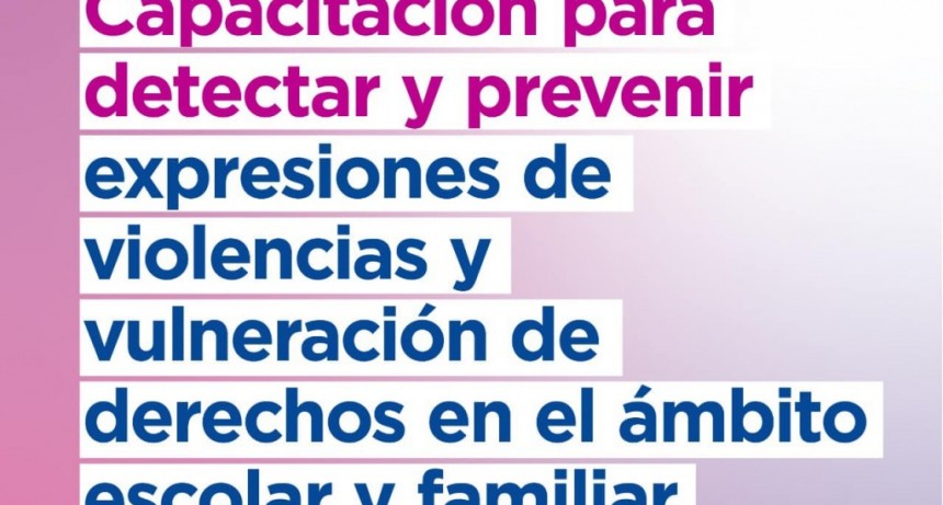 CAPACITACIÓN PARA PREVENIR VIOLENCIAS